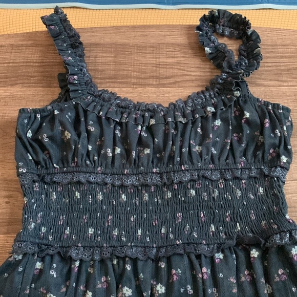 CLEANOUT SALE🚨 For Love And Lemons Blue Floral Mini Dress - Picture 5 of 10